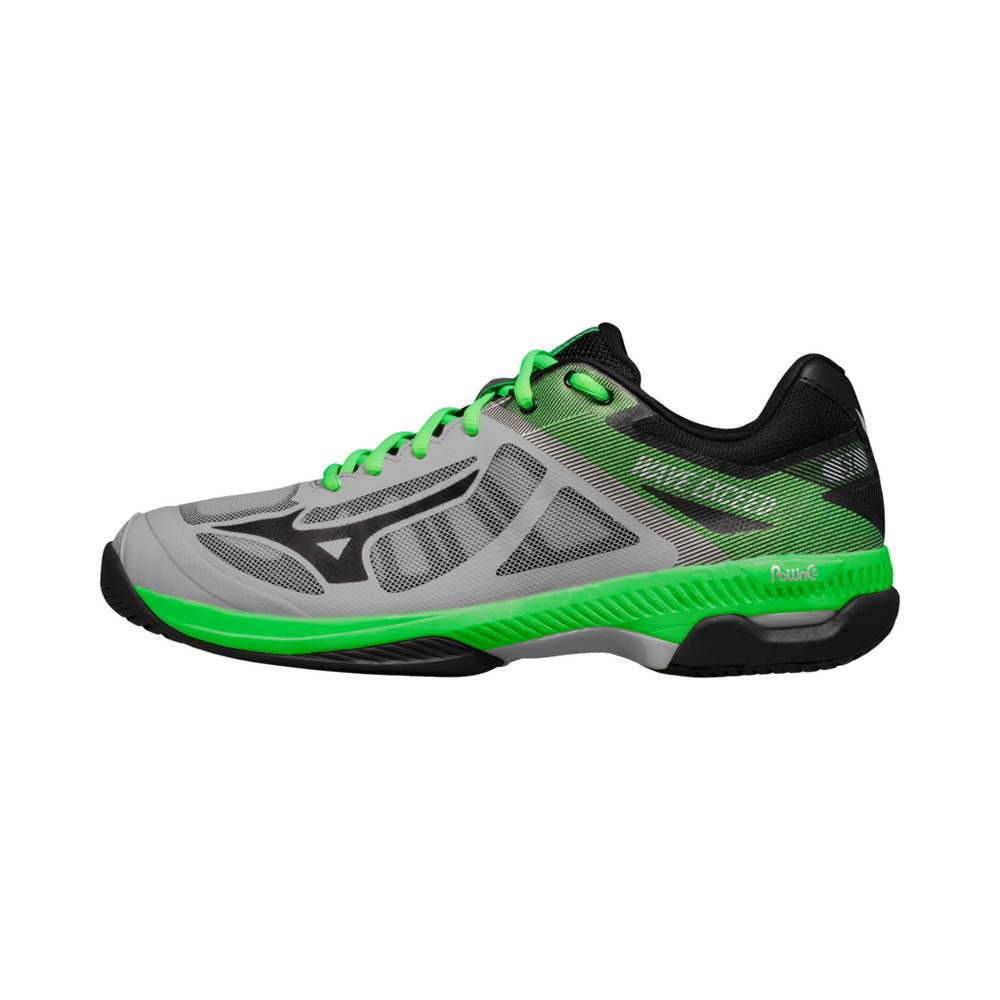 Mizuno Wave Exceed SL AC Férfi Teniszcipő Szürke/Zöld ZKE604891